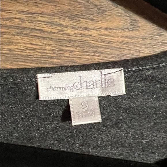 Charming Charlie Gray Long Sleeve Dress - Picture 2 of 2